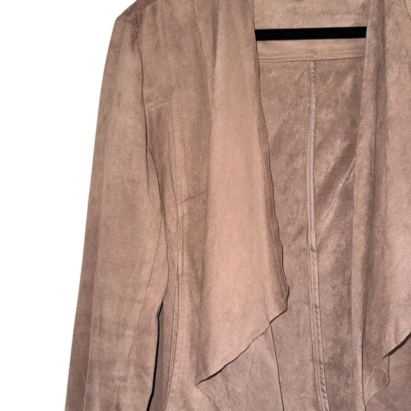 Kut From‎ The Kloth Sz L Faux Suede Jacket Boho Western Neutral Lightweight - Picture 8 of 12